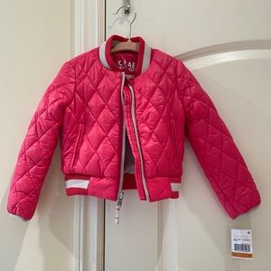 Michael Kors Toddler Pink Quilted Jacket Coat 3T